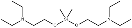 Bis[2-(diethylamino)ethoxy]dimethylsilane Structure