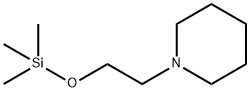1-[2-(Trimethylsiloxy)ethyl]piperidine Struktur
