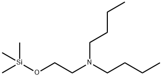 N-[2-(Trimethylsiloxy)ethyl]-N,N-dibutylamine Structure