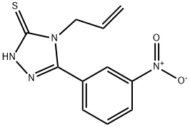 4-ALLYL-5-(3-NITROPHENYL)-4H-1,2,4-TRIAZOLE-3-THIOL Struktur
