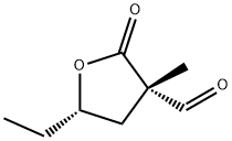 3-Furancarboxaldehyde, 5-ethyltetrahydro-3-methyl-2-oxo-, cis- (9CI) 结构式