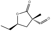 3-Furancarboxaldehyde, 5-ethyltetrahydro-3-methyl-2-oxo-, trans- (9CI),170501-57-2,结构式