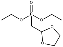 DIETHYL(1,3-DIOXOLAN-2-YLMETHYL)PHOSPHONATE Struktur