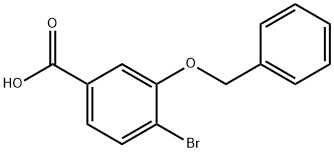 3-(BENZYLOXY)-4-BROMOBENZOIC ACID 98 Structure