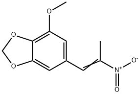 4-methoxy-6-(2-nitro-1-propenyl)-1,3-benzodioxole ,17055-07-1,结构式