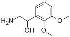 2-amino-1-(2,3-dimethoxyphenyl)ethanol 化学構造式