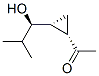 Ethanone, 1-[2-(1-hydroxy-2-methylpropyl)cyclopropyl]-, [1alpha,2alpha(R*)]- (9CI) 结构式