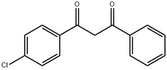 1-(4-chlorophenyl)-3-phenyl-propane-1,3-dione Struktur