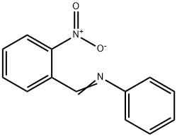 N-(2-nitrobenzylidene)aniline Structure