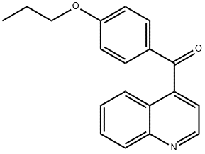 4-(4-Propoxybenzoyl)quinoline Struktur
