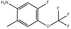 5-Fluoro-2-methyl-4-(trifluoromethoxy)aniline,1706430-25-2,结构式
