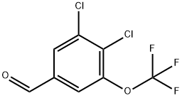 3,4-Dichloro-5-(trifluoromethoxy)benzaldehyde Struktur