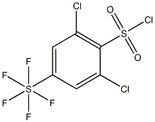 2,6-Dichloro-4-(pentafluorosulfur)benzenesulfonylchloride 结构式