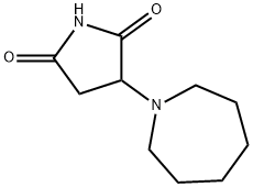 3-高哌啶-1-基吡咯烷-2,5-二酮, 1706431-02-8, 结构式