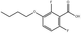 3-Butoxy-2,6-difluorobenzoic acid Structure