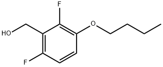 3-Butoxy-2,6-difluorobenzylalcohol 结构式