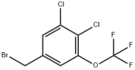 3,4-Dichloro-5-(trifluoromethoxy)benzyl bromide 结构式