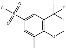 4-Methoxy-3-methyl-5-(trifluoromethyl)benzenesulfonyl chloride price.