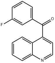 4-(3-Fluorobenzoyl)quinoline,1706436-13-6,结构式