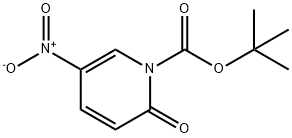 tert-Butyl 5-nitro-2-oxopyridine-1(2H)-carboxylate Struktur