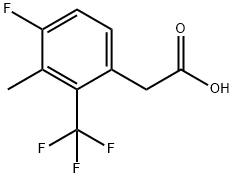 4-Fluoro-3-methyl-2-(trifluoromethyl)phenylaceticacid