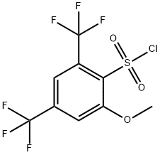 2-Methoxy-4,6-bis(trifluoromethyl)benzenesulfonylchloride Structure