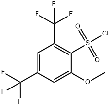 2-Methoxy-4,6-bis(trifluoromethyl)benzenesulfonylchloride 结构式