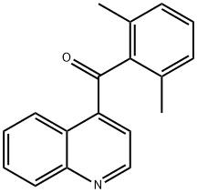 4-(2,6-Dimethylbenzoyl)quinoline Structure