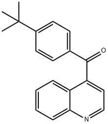 4-(4-tert-Butylbenzoyl)quinoline Structure