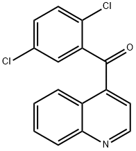 4-(2,5-Dichlorobenzoyl)quinoline Structure