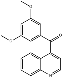 4-(3,5-Dimethoxybenzoyl)quinoline Structure