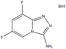 6,8-Difluoro[1,2,4]triazolo-[4,3-a]pyridin-3-amine hydrobromide Structure