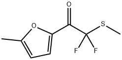 Ethanone, 2,2-difluoro-1-(5-methyl-2-furanyl)-2-(methylthio)- (9CI) Structure