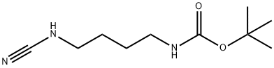 Carbamic acid, [4-(cyanoamino)butyl]-, 1,1-dimethylethyl ester (9CI) 结构式