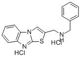 3-(Benzylaminomthyl)thiazolo(3,2-a)benzimidazole dihydrochloride Struktur