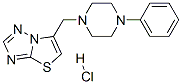 2-[(4-phenylpiperazin-1-yl)methyl]-4-thia-1,6,8-triazabicyclo[3.3.0]oc ta-2,5,7-triene hydrochloride 结构式