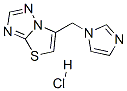 2-(imidazol-1-ylmethyl)-4-thia-1,6,8-triazabicyclo[3.3.0]octa-2,5,7-tr iene hydrochloride 结构式