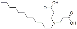 N-(2-carboxyethyl)-N-dodecyl-beta-alanine Structure