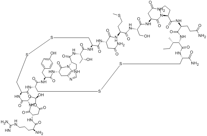 ALPHA-CONOTOXIN EL 化学構造式