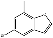 5-溴-7-甲基苯并呋喃 结构式