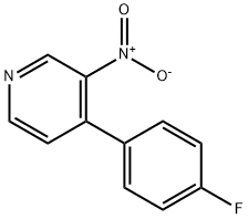 3-NITRO-4-(4'-FLUOROPHENYL) PYRIDINE 结构式