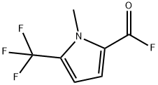 1H-Pyrrole-2-carbonylfluoride,1-methyl-5-(trifluoromethyl)-(9CI) 化学構造式