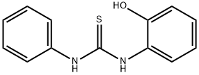 N-(2-hydroxyphenyl)-N'-phenylthiourea,17073-34-6,结构式