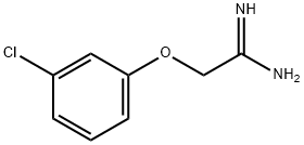 2-(3-CHLORO-PHENOXY)ACETAMIDINE Structure
