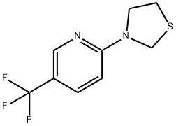 3-(5-(Trifluoromethyl)pyridin-2-yl)thiazolidine Structure