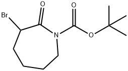 tert-butyl 3-bromo-2-oxoazepane-1-carboxylate,1707376-98-4,结构式