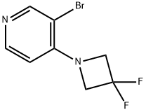 3-Bromo-4-(3,3-difluoroazetidin-1-yl)pyridine Structure