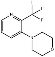 4-(2-(Trifluoromethyl)pyridin-3-yl)morpholine,1707392-28-6,结构式