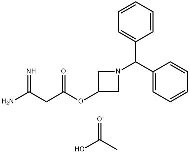 3-Amino-3-iminopropanoic acid 1-(diphenylmethyl)-3-azetidinyl ester acetate