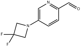 5-(3,3-Difluoroazetidin-1-yl)picolinaldehyde Structure